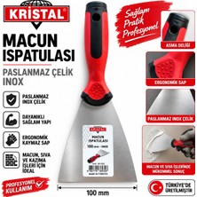 Kristal Macun Ispatulası 100 mm Paslanmaz Inox