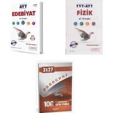 2027 Limit Ayt Edebiyat + Fizik Tyt El Kitabı + Anla Kazan Paragraf Deneme 3'lü Set