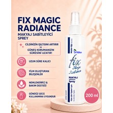 Drxdion Fix Magic Radiance Makyaj Sabitleyici Sprey – Uzun Süre Kalıcılık & Ferah His – Tüm Cilt Tipleri – 200 ml