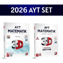 TeknoKapsül 2026 Ayt Matematik Video Defter - Soru Bankası Seti 3D Yayınları