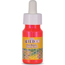 Artdeco Ebru Boyası Damlalıklı 30ML Neon Turuncu