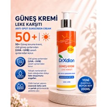 Drxdion Güneş Koruma Kremi 50+ Spf Uva/uvb Koruyucu, Yoğun Nemlendirici, Leke Karşıtı Bitkisel Formül (200 Ml)