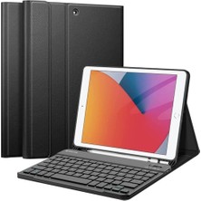 Mey İthalat Samsung Galaxy Tab A9 Plus X210 Uyumlu Kablosuz Klavyeli Kılıf, Mobax X113 X115 X117, Siyah