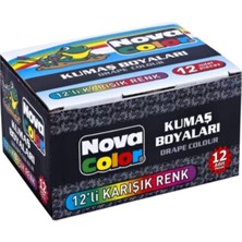 Nova Color Kumaş Boyası 30ML 12LI