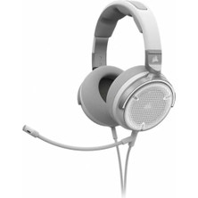 Mey İthalat Virtuoso Pro Açık Oyun Kulaklığı Kablolu; Tek Yönlü Mikrofon Çıkarılabilir, 50 mm Grafen Iletkenler, Frekans Tepkisi 20 Hz, 40 Khz, Beyaz