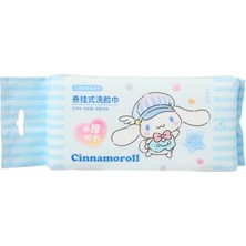Mey İthalat Sanrio Lisanslı Cinnamoroll Inci Dokulu Kuru Mendil –%100 Viskon Yumuşak Ekonomik Paket (80 Adet)