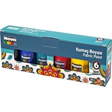 Nova Color Kumaş Boyası 30ML 6lı