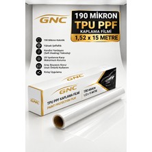 Gnc 190 Mikron Tpu Ppf Kaplama Filmi 1,52 x 15 Metre