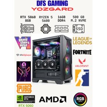 DFS Bilgisayar Dfs Gaming Yozgard Ryzen 5 5600-A520M-RTX 5060-16GB RAM-512GB M.2 Ssd-Oyuncu Bilgisayarı
