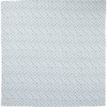 Kazan Hobi Blue Zigzag Muslin Çok Amaçlı Örtü