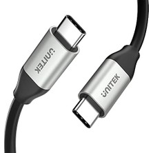 Kazan Hobi Usb-C 100W Pd Hızlı Şarj Kablosu, 4K@60Hz ve 10GBPS Veri USB 3.2 Gen2, C14082ABK, Power Delivery 100W, USB Superspeed + Quick Charge, Siyah