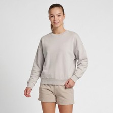 Hummel Dellax Kadın Gri Kapüşonlu Sweatshirt