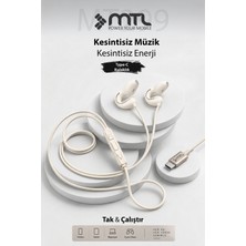 Mtl Type-C Açık Kulak(Openear)Stereo Kulaklık Kancalı Tak Çalıştır Oyuncu Spor Yüksek Ses Kalitesi MT299