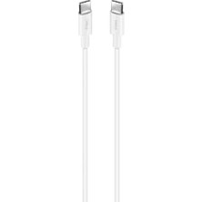 Kazan Hobi 300 cm Beyaz Usb-C - Usb-C Kablo, 60W Pd/qc Hızlı Şarj ve Veri Aktarımı