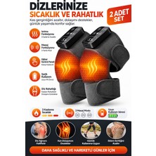 Blackbird Game Center Auhma AMG33 Kablosuz Isıtmalı Titreşimli Diz Omuz Dirsek Masaj Aleti 5 Isı Ayarı LCD Ekran
