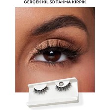 Kazan Hobi Tam Boy Ipek Takma Kirpik, 1 Çift, Mink Eyelash J02