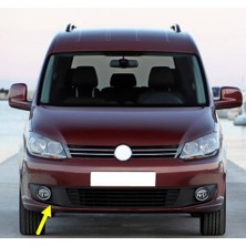 Kazan Hobi Vw Caddy 2011-2015 Uyumlu Sağ Ön Sis Farı Kapağı, Krom Çerçeveli 1T0853666T