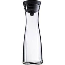 Kazan Hobi Basic Cam Sürahi, 1 L, Silikon Kapaklı, Closeup® Kapak Sistemli