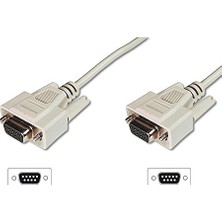 Kazan Hobi Serielles Anschluss-Kabel; D-Sub 9 Zu D-Sub 9, Buchse Zu Buchse, 2.0m, RS-232, RS-485, Beige