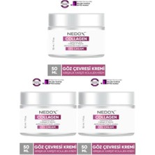 Kazan Hobi 3 Adet Kırışıklık Karşıtı Kolajen Göz Çevresi Kremi 50 ml