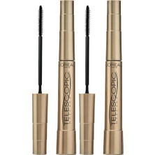 Kazan Hobi Siyah Telescopic Maskara 2'li Paket
