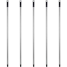 Kazan Hobi 120 cm Gri Boyalı Metal Faraş Süpürge Sapı, Vidalı, 5 Adet