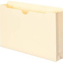 Kazan Hobi Dosya Ceketi, Güçlendirilmiş Düz Kesim Tab, 2" Genişletme, Yasal Boyut, Manila, Kutu Başına 20 (76562)