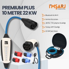 NRGkick 22kW 32A Taşınabilir Şarj İstasyonu (Premium Plus Set 10m Full Adaptör WiFi+Bluetooth)