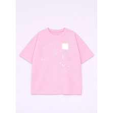 Vodexa T-Shirt Oversize Unisex %100 Pamuk Baskılı Rahat Kalıp Şık Premium Tişört