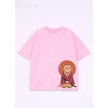 Vodexa T-Shirt Oversize Unisex %100 Pamuk Baskılı Rahat Kalıp Şık Premium Tişört