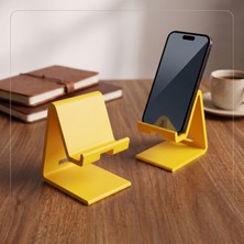 Sky Store Minimalist Masaüstü Telefon Standı – Şarj Kanallı 3D Baskı Telefon Tutucu