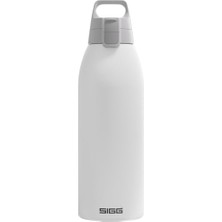 Kazan Hobi Yalıtımlı Içecek Şişesi; Termos Shield Therm One White, Gazlı Içecekler, Sızdırmaz, Bulaşık Makinesinde Yıkanabilir, Bpa Içermez –%90 Geri Dönüştürülmüş Paslanmaz Çelik, Beyaz, 1,5 L