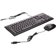 Kazan Hobi Klavye, A4 Tech KM-72620D Kablolu Q Türkçe ve Optik Mouse Seti