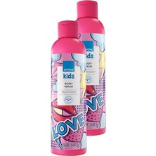 Kazan Hobi Çocuklar Için Meyve Kokulu Vücut Şampuanı 200 Ml, Ikili Set