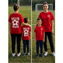 Vodexa Anne Çoçuk Oversize Tişört Kombin Twin T-Shirt %100 Pamuk Rahat Kalıp (Tekli Olarak Satılmaktadır)