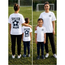 Vodexa Anne Çoçuk Oversize Tişört Kombin Twin T-Shirt %100 Pamuk Rahat Kalıp (Tekli Olarak Satılmaktadır)