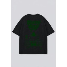 Vodexa T-Shirt Oversize Unisex %100 Pamuk Baskılı Rahat Kalıp Şık Premium Tişört
