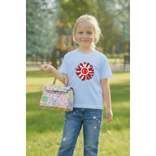 Vodexa Çocuk T-Shirt 23 Nisan Egemenlik ve Çocuk Bayramı Tişört Unisex %100 Pamuk Baskılı Rahat Kalıp