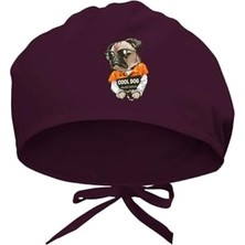 Kazan Hobi Cool Dog Desenli Cerrahi Bone, Doktor ve Hemşire Hastane Bonesi