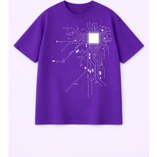 Vodexa T-Shirt Oversize Unisex %100 Pamuk Baskılı Rahat Kalıp Şık Premium Tişört