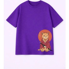 Vodexa T-Shirt Oversize Unisex %100 Pamuk Baskılı Rahat Kalıp Şık Premium Tişört