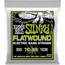 Kazan Hobi Normal Slinky Flatwound Elektrik Bas Telleri, Ölçü 50-105