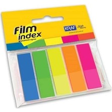 Kazan Hobi Kendinden Yapışkanlı Indeks Film, Pp, 13X44 Mm, 5 Renk x 25YP, 1344