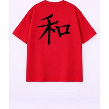Vodexa T-Shirt Oversize Unisex %100 Pamuk Baskılı Rahat Kalıp Şık Premium Tişört