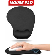 Kazan Hobi Memory Foam Bilek Destekli Mouse Pad, Kaymaz Tabanlı
