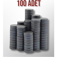 Kazan Hobi 1.5 cm Çapında Mini Yuvarlak Magnet, 100 Adet