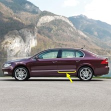 Kazan Hobi Sol Arka Kapı Krom Çıtası 3T0853753, Skoda Superb 2 ile Uyumlu 2009-2013