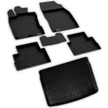 Kazan Hobi Nissan Qashqai ile Uyumlu 4d Paspas ve Visia Alt 3D Bagaj Havuzu 2014 2021