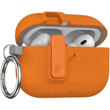 Kazan Hobi Airpods 4. Nesil Uyumlu Standlı, Kilitli Tpu Trip Case Kılıf, Mat Yüzey