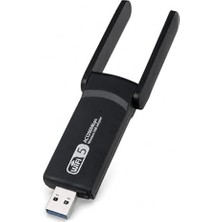 Kazan Hobi PX-AC1200 USB 3.0 Wifi Adaptör, Realtek RTL8812BU, AC1200/AC1300 Dual Band 2.4g-5g, 802.11AC Kablosuz Ağ Alıcısı, Pc Laptop Masaüstü Için Wireless USB Dongle